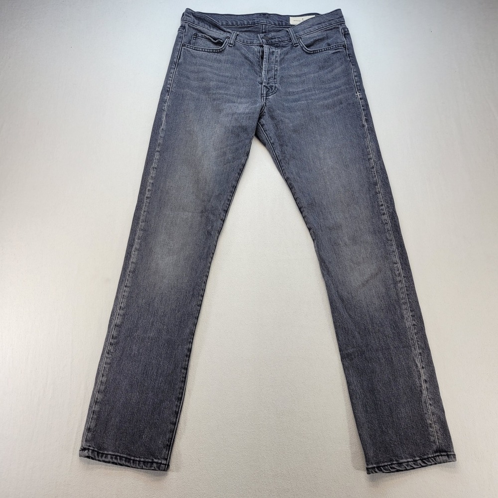 Imogene and Willie James Jeans Womens 28 Gray Slim Straight Stretch Denim